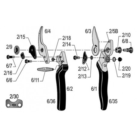 Sécateur ergonomique Felco 6
