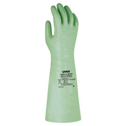 Gant protection chimique Uvex Rubiflex S 40 cm