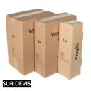 Cartons expédition UPS/DHL fermés