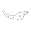 Contre-lame de rechange Felco 100/4