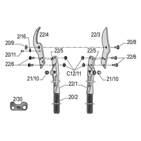 Ébrancheur Felco 22