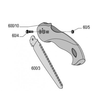 Scie repliable Felco 600