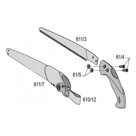 Scie arboricole Felco 611