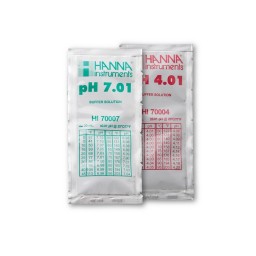 Solutions d'étalonnage pH 4,01 et 7,01 Hanna